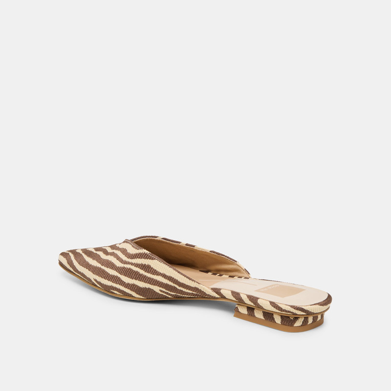 ELM FLATS BEIGE ZEBRA RAFFIA 7