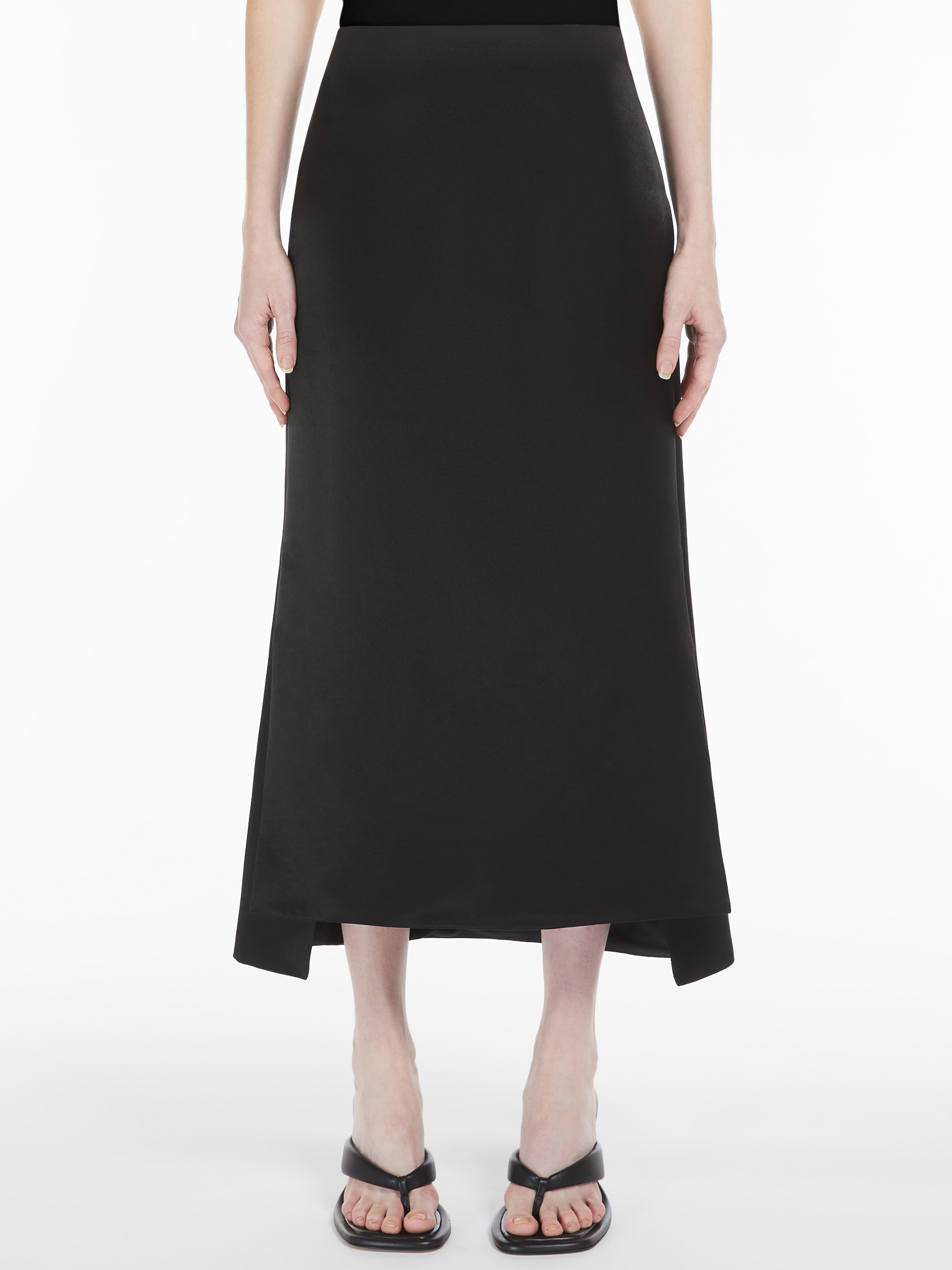 HUDSON Long slit wrap-style skirt - 3