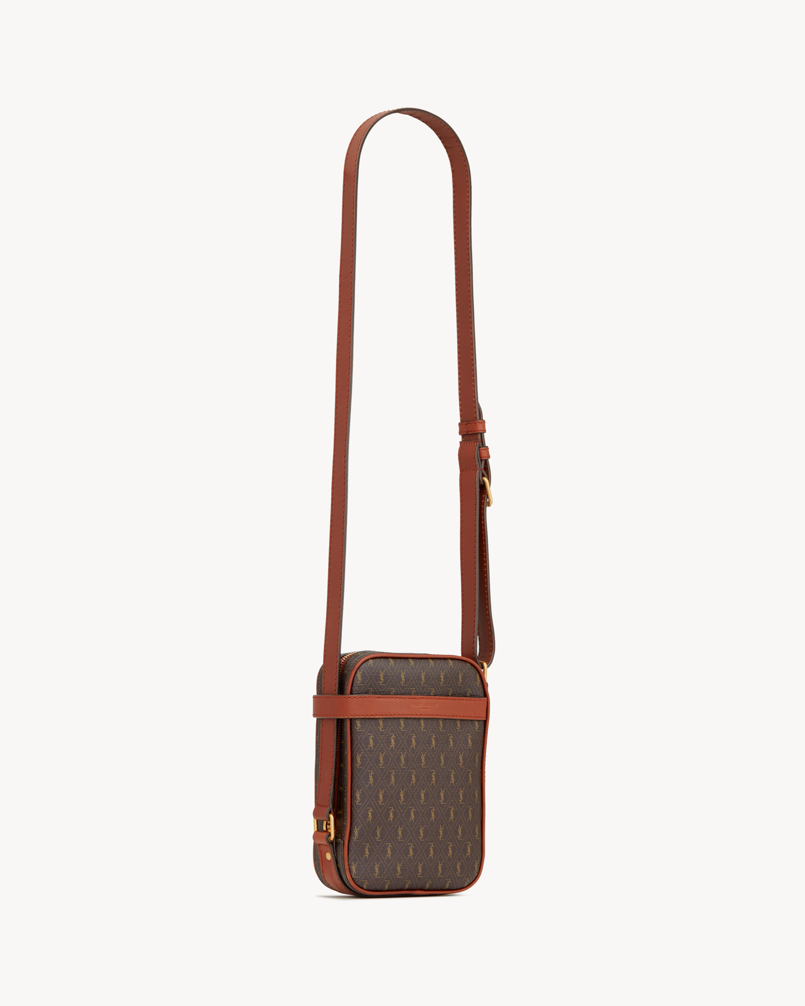 LE MONOGRAMME CROSSBODY POUCH IN CASSANDRE CANVAS AND SMOOTH LEATHER - 4