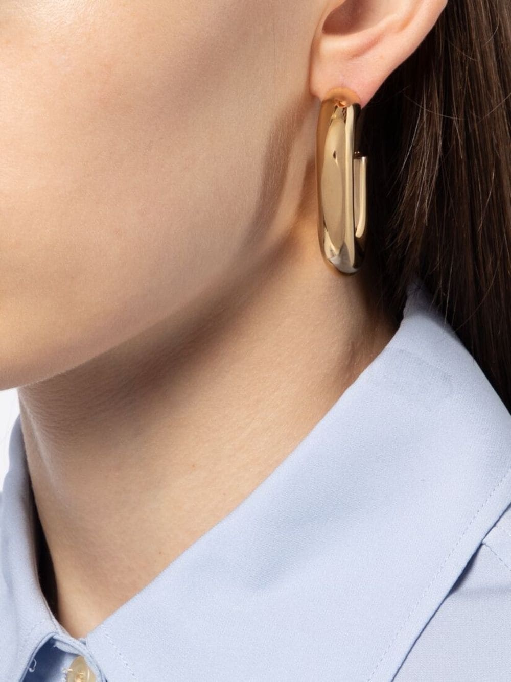 XL Link hoop earrings - 2