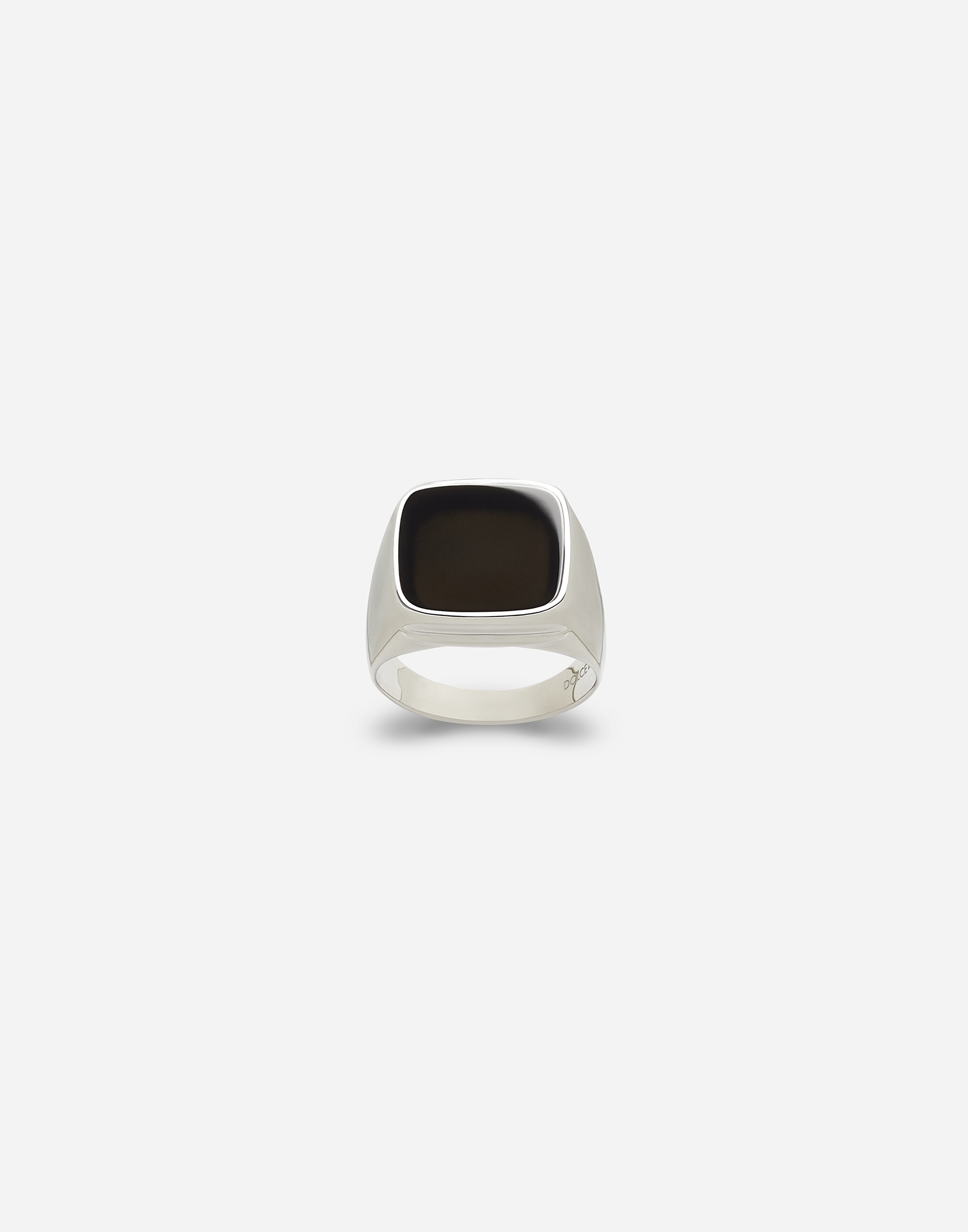 White gold signet ring - 1