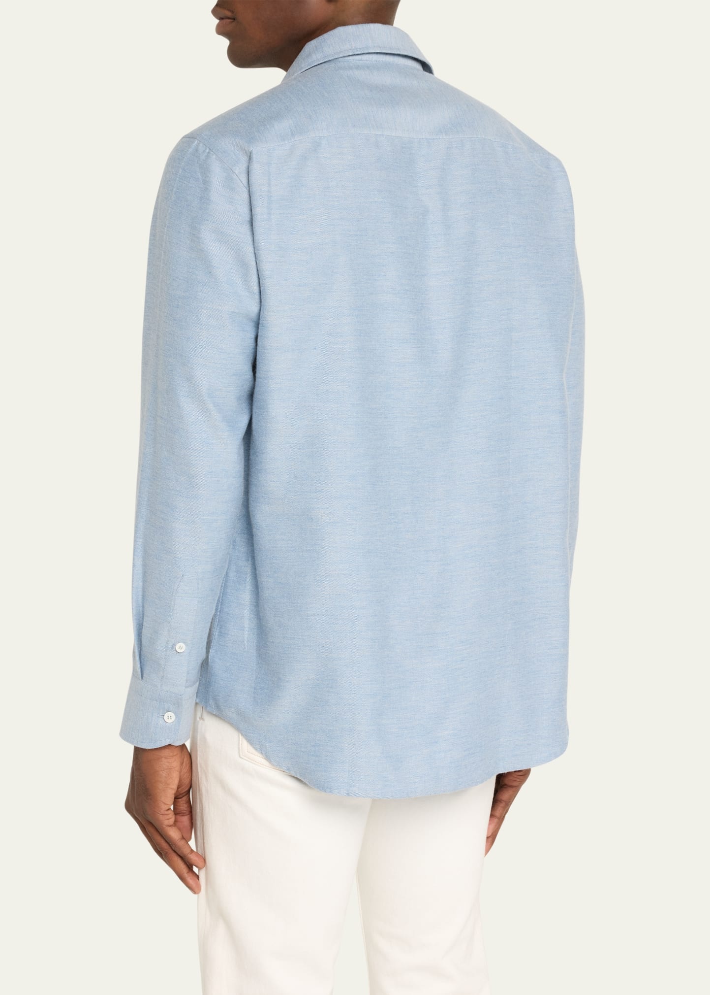 Men's Cotton Twill Sport Shirt - 3