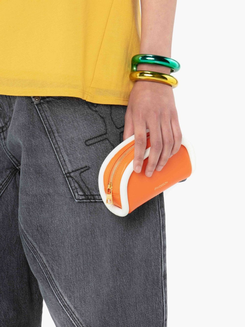 JW Anderson SMALL LEATHER BUMPER-POUCH outlook