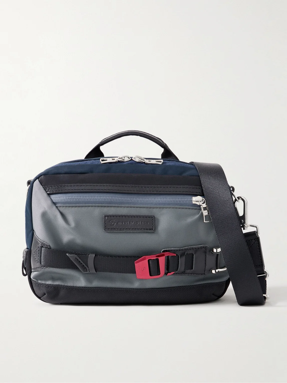 Potential Small Leather-Trimmed CORDURA® Nylon Messenger Bag - 1