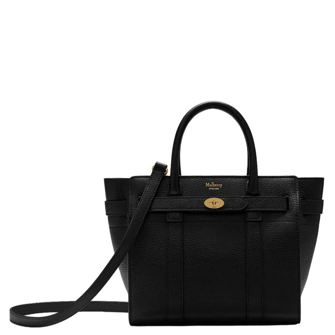 Mini Zipped Bayswater Black Small Classic Grain - 1