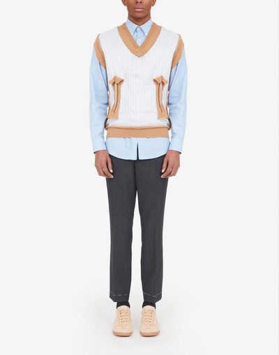 Maison Margiela Spliced vest shirt outlook