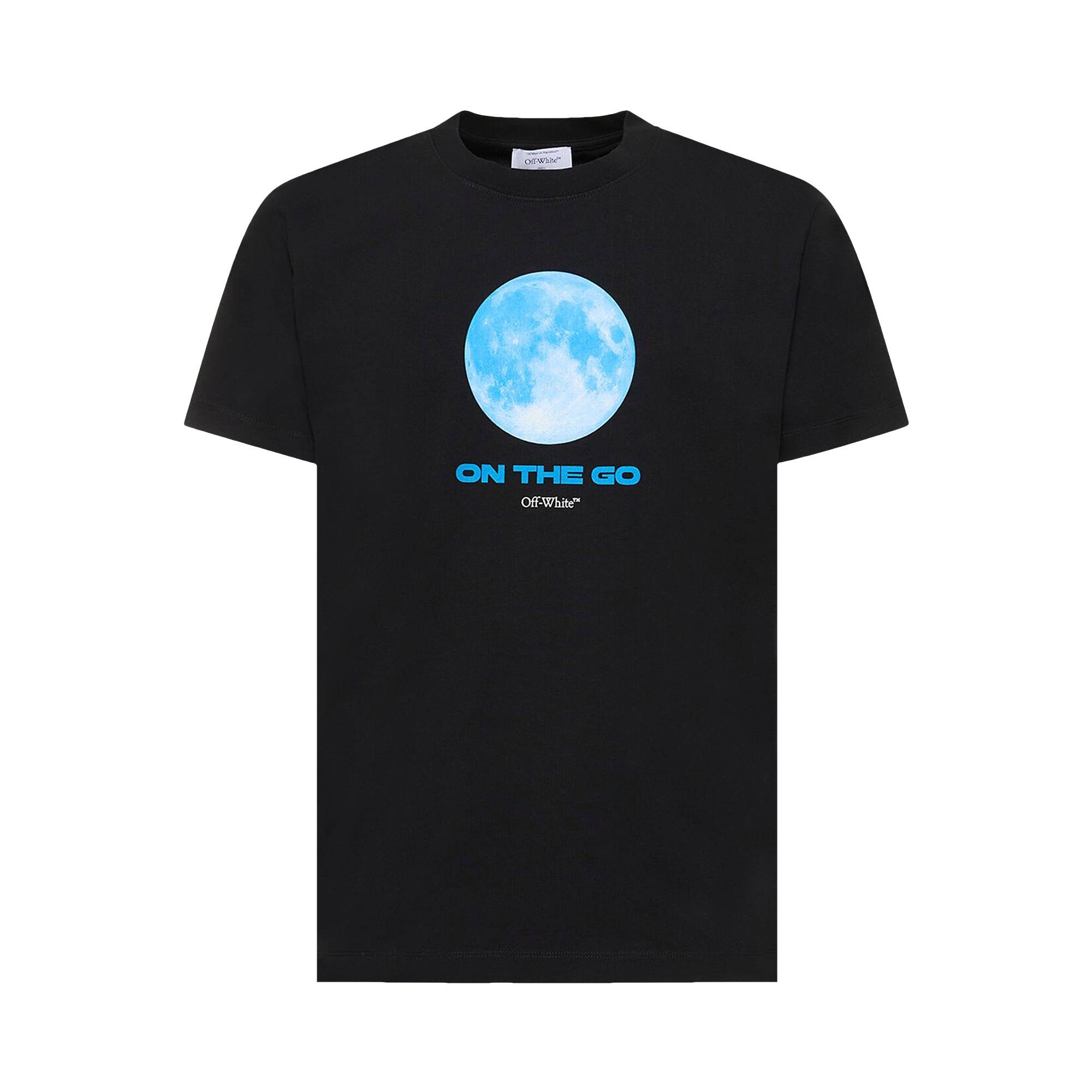 Off-White Onthego Moon Slim Short-Sleeve Tee 'Black/Multicolor' - 1