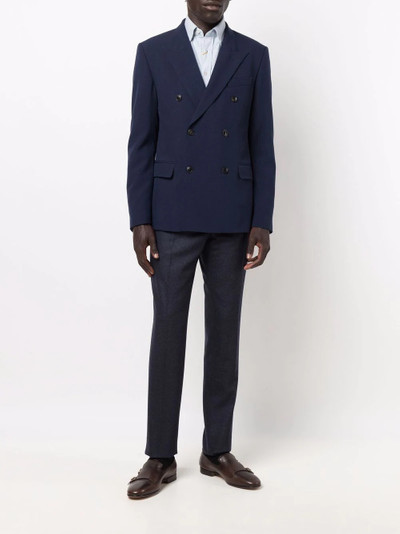 Canali straight-leg tailored trousers outlook