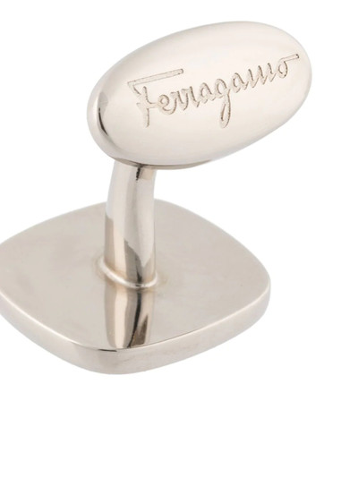 Salvatore Ferragamo Gancini logo cufflinks outlook