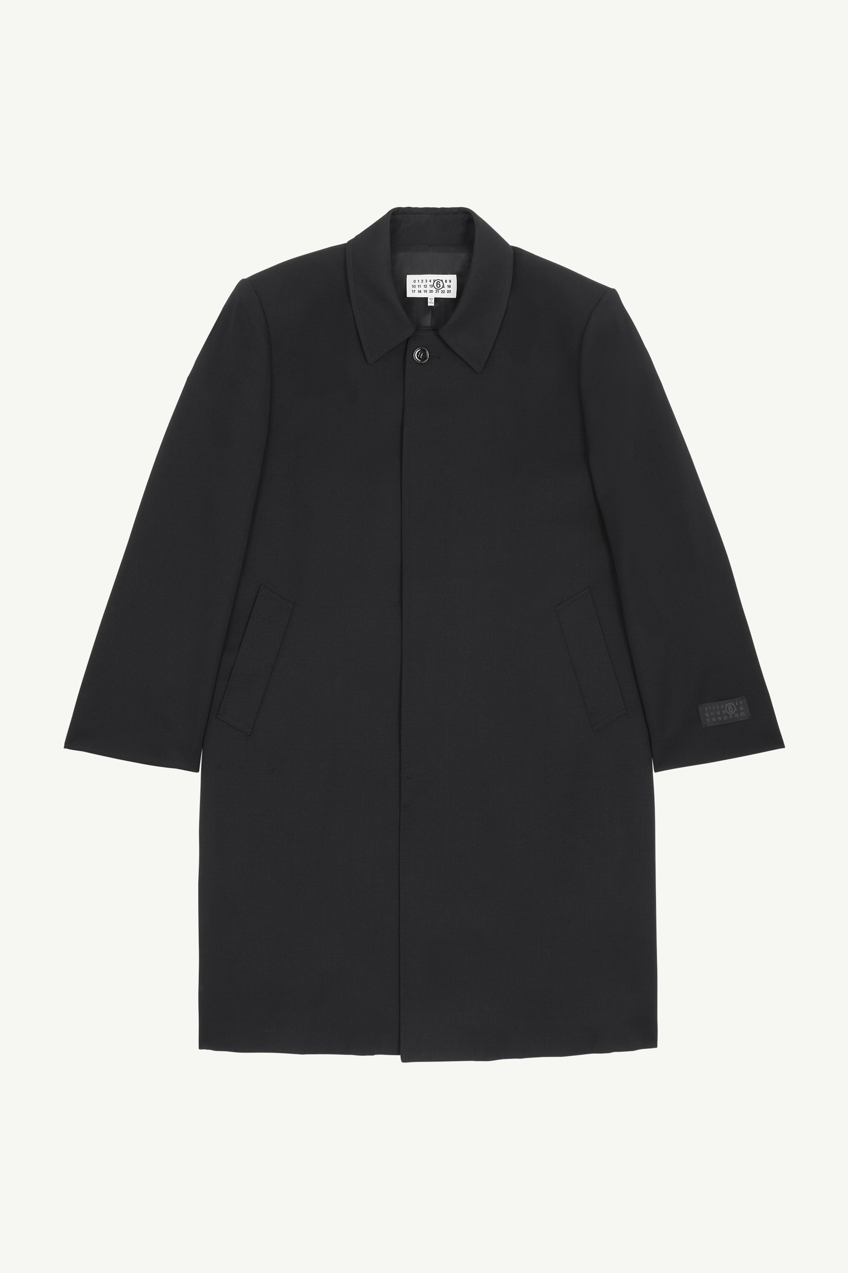 Wool Gabardine Coat - 1