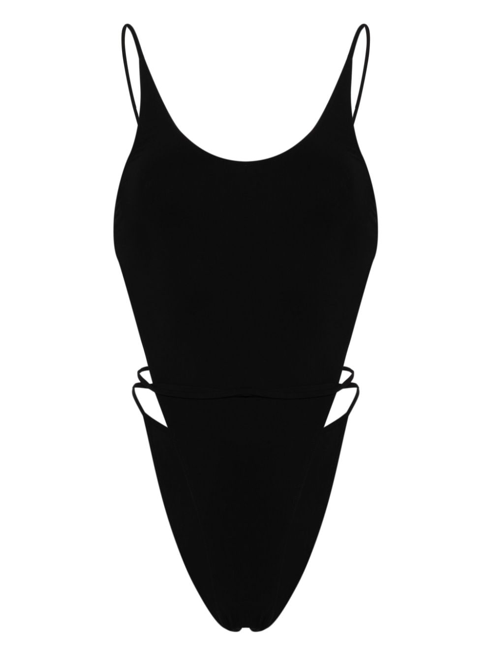 backless self-tie swimsuit - 1