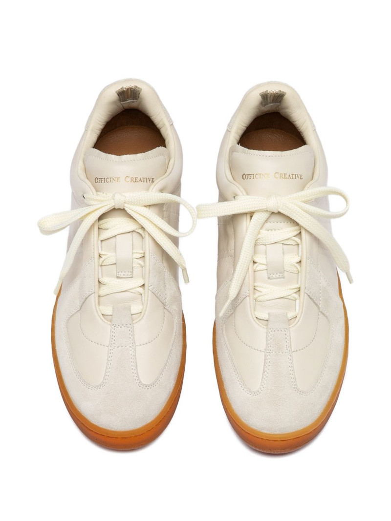 MILITIA 102 panelled leather sneakers 3