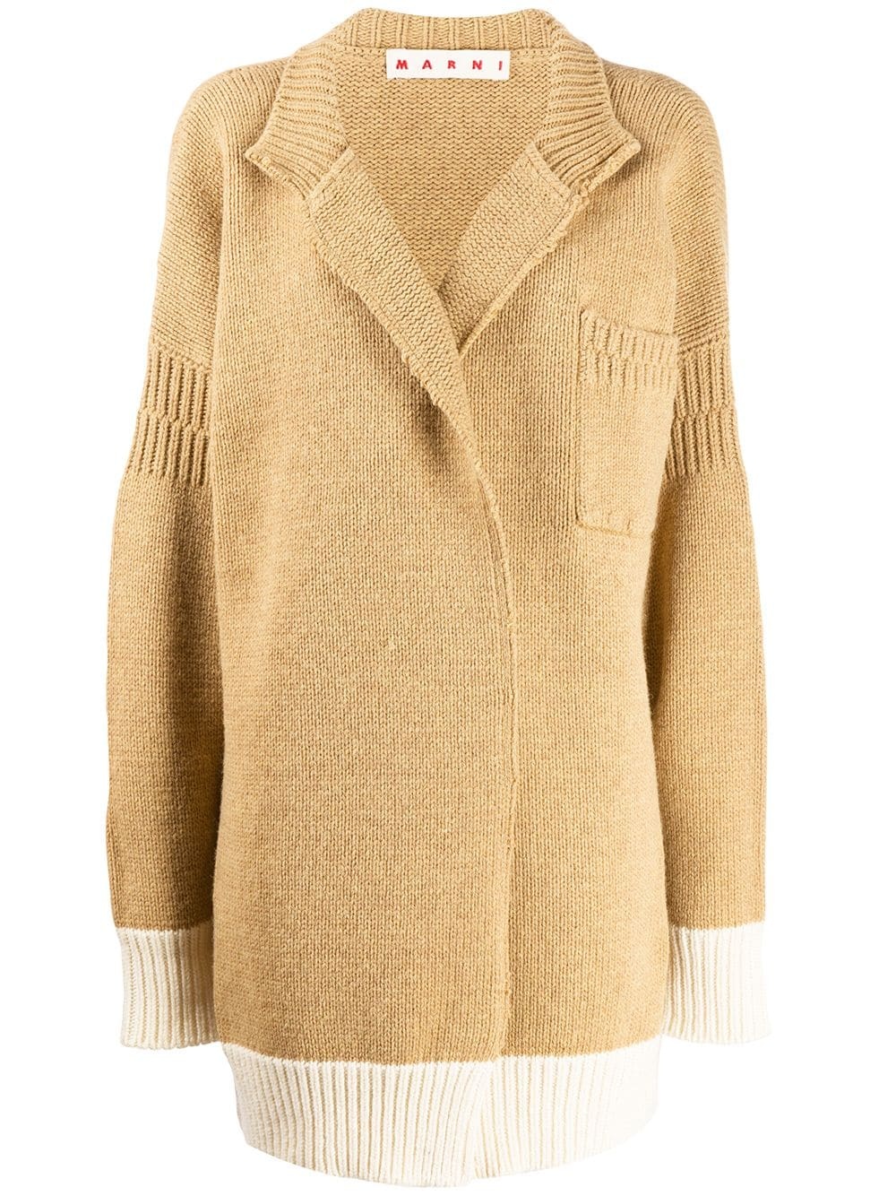 reconstructed oversized cardigan - 1