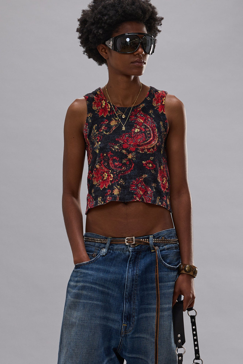 PRINTED SWEATER TANK 1