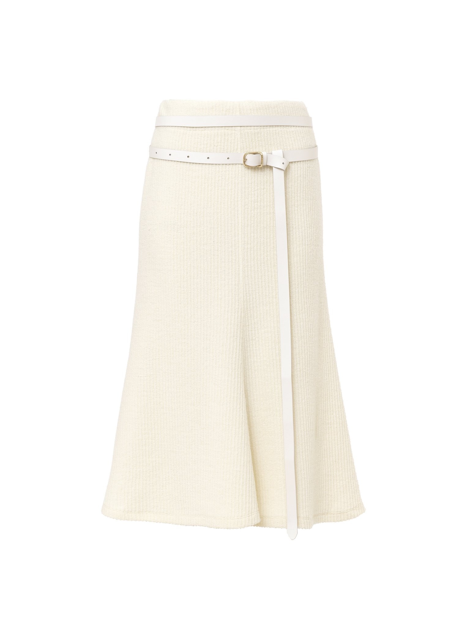 FLARED MID-LENGTH SKIRT - 1