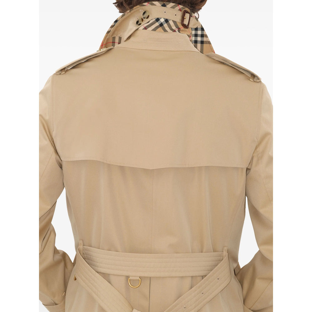 Burberry Neutrals Coats - Trench Coats Men - 5