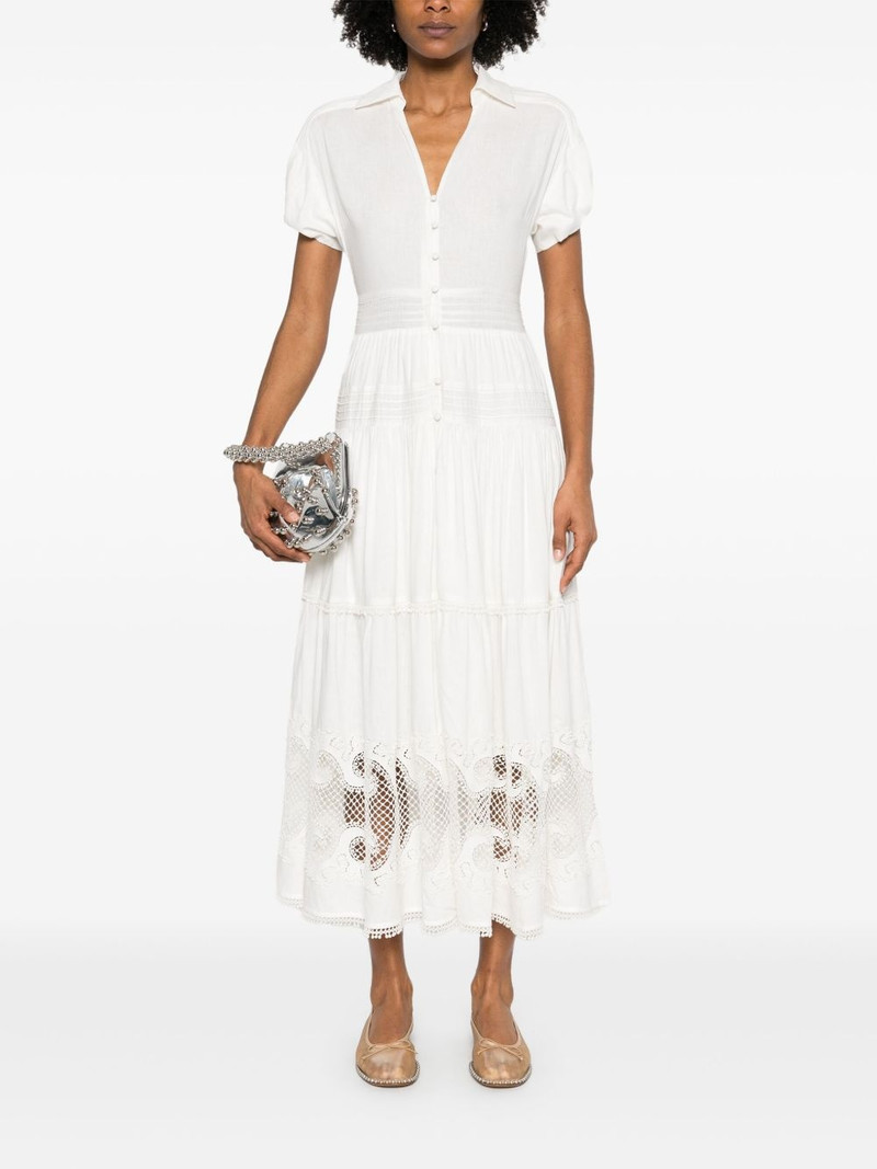 maje guipure-lace maxi dress outlook