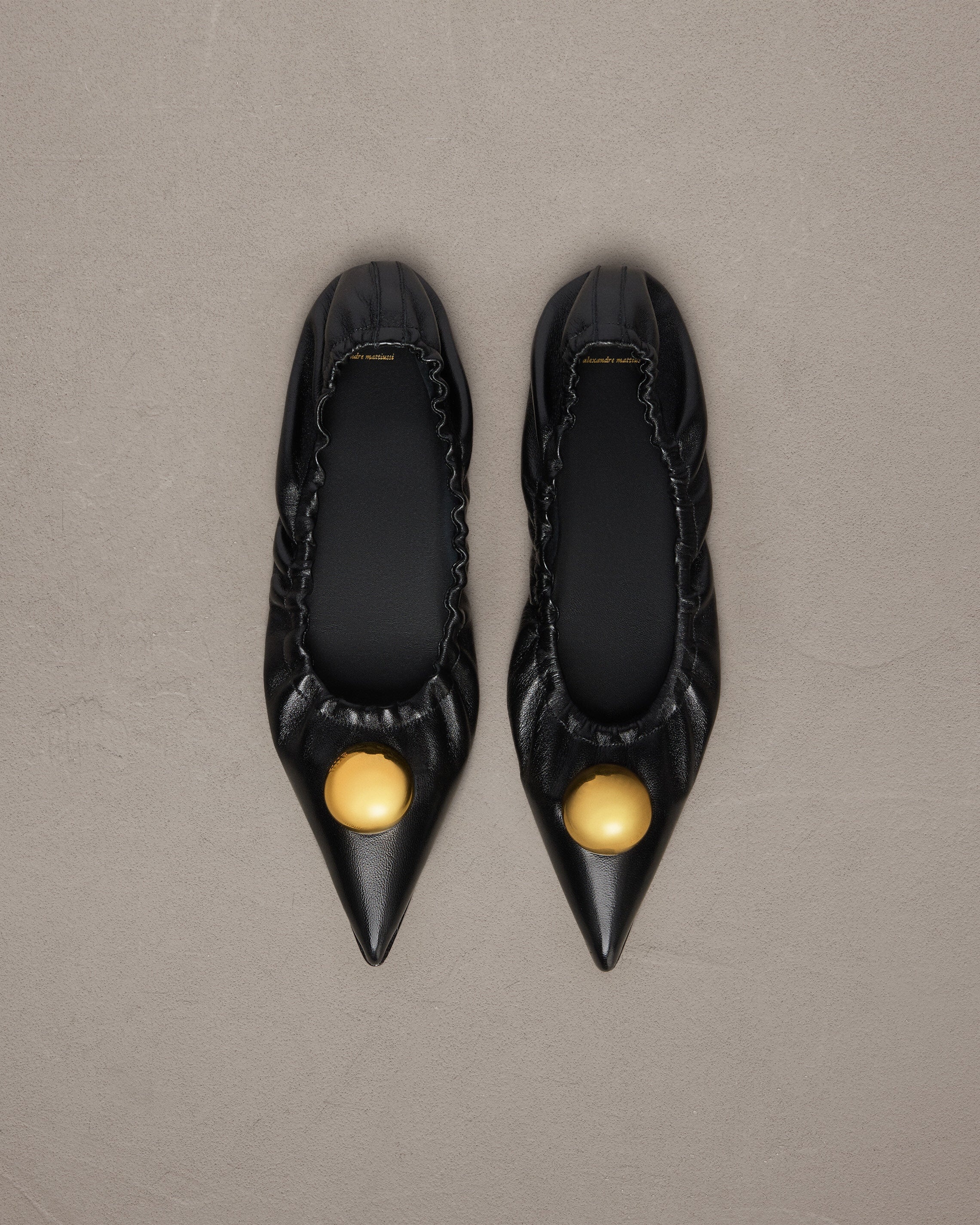 EMBELLISHED POINTED TOE BALLERINAS - 5