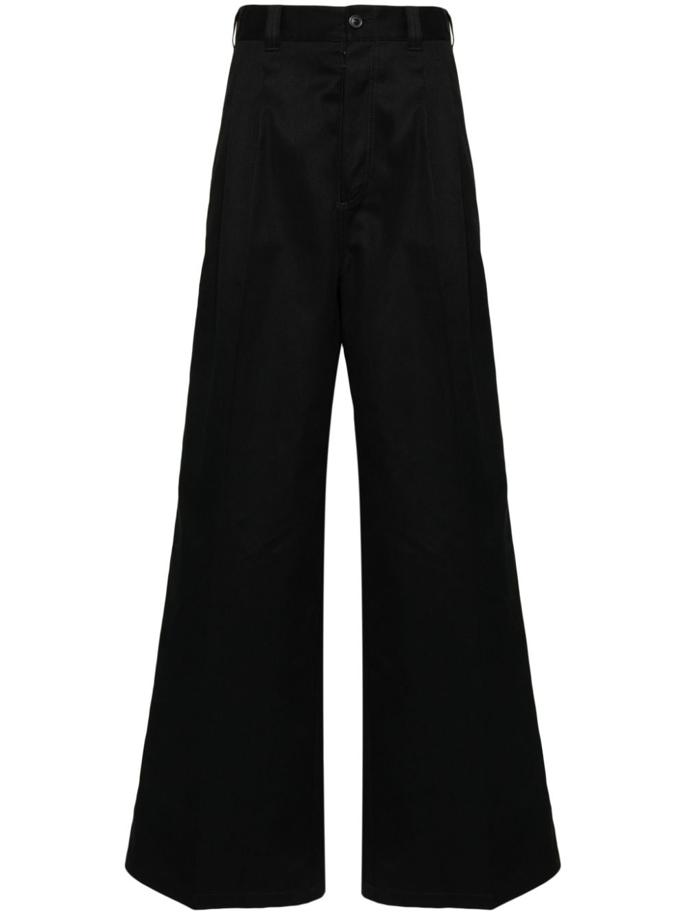 Yoke wide-leg trousers - 1