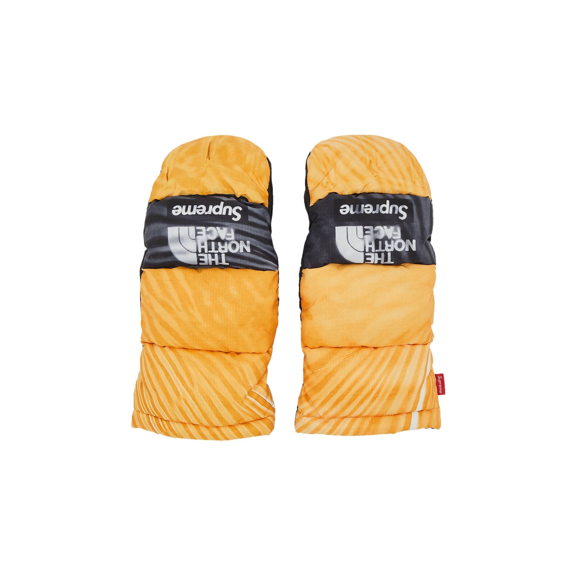 Supreme x The North Face Printed Montana Mitt 'Yellow' - 1