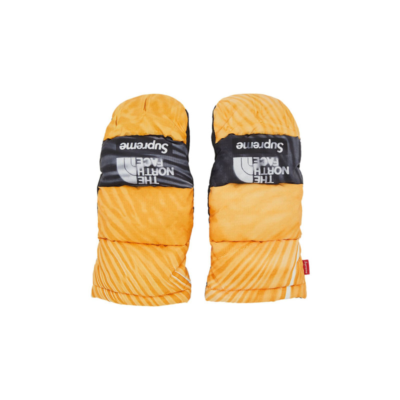 Supreme x The North Face Printed Montana Mitt 'Yellow' - 1