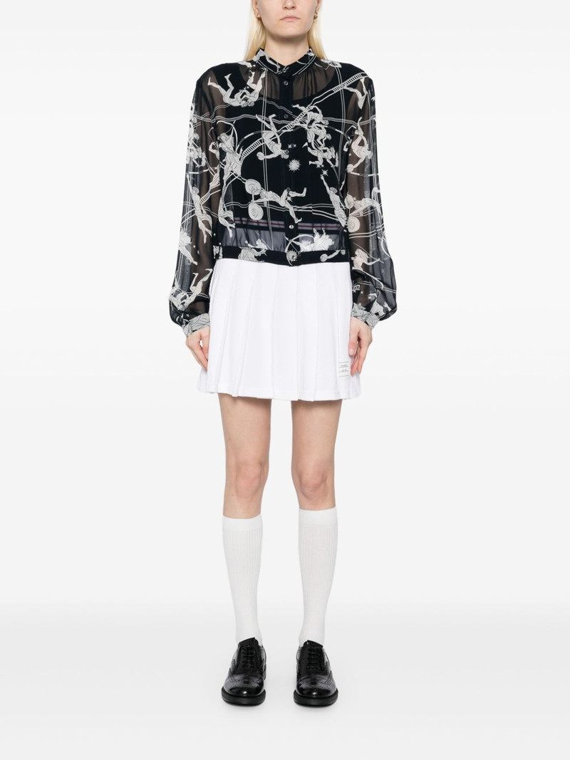 Thom Browne gathered blouse outlook