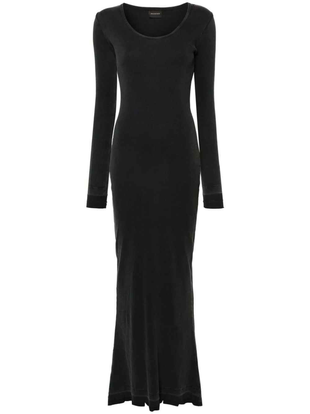 distressed maxi dress - 1