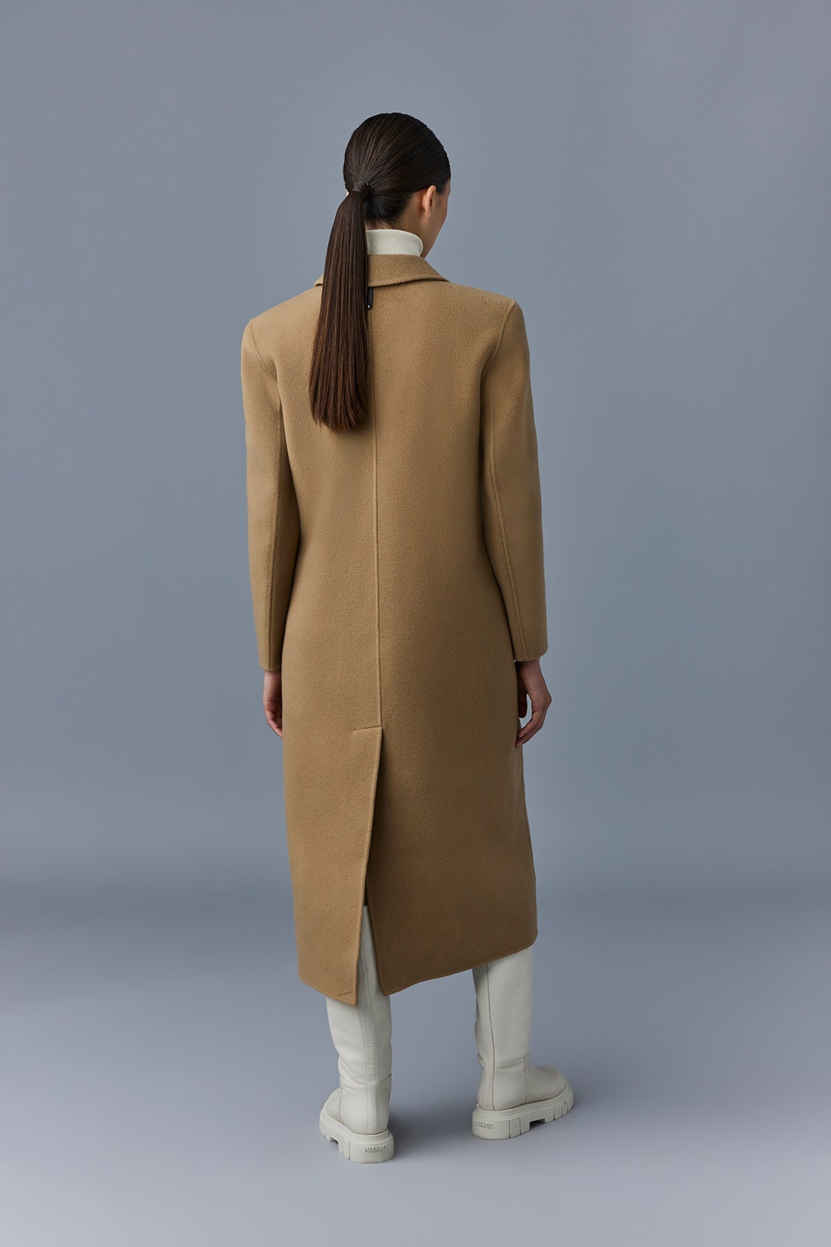 RUTH Double-face wool long coat - 4