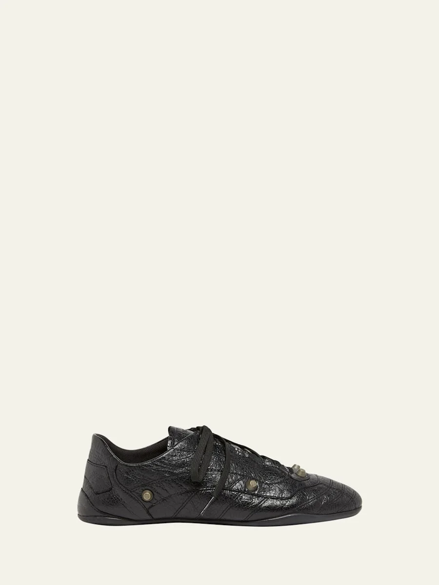 Men's Zen Slim Studded Leather Low-Top Sneakers - 1