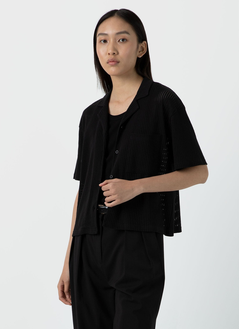 Sunspel Lace Mesh Shirt outlook
