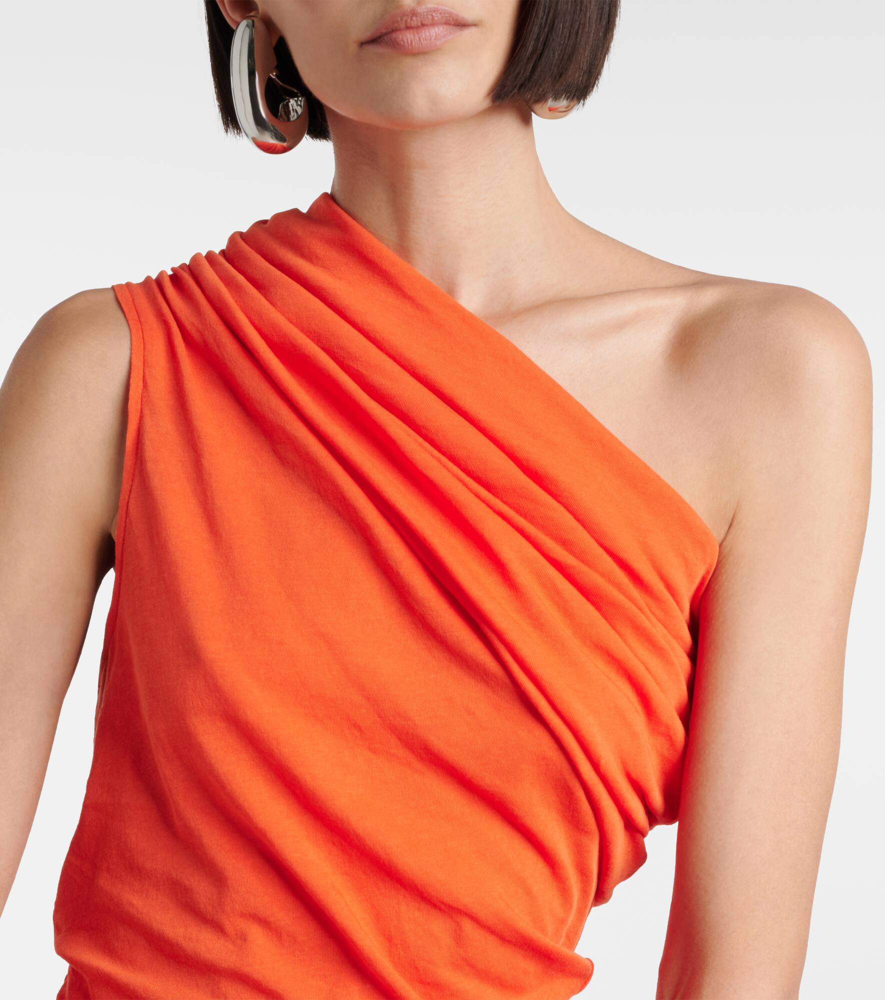 One-shoulder maxi dress - 4