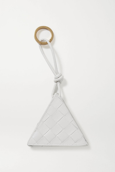 Bottega Veneta Intrecciato leather keyring outlook