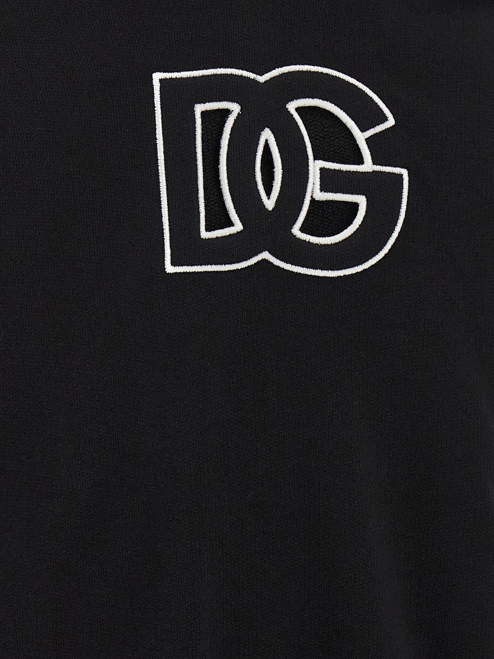 Embroidery Sweatshirt Black - 4