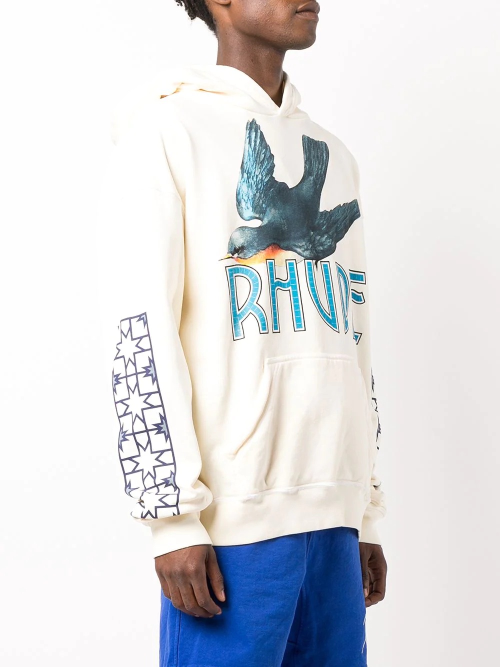 logo-print pullover hoodie - 3