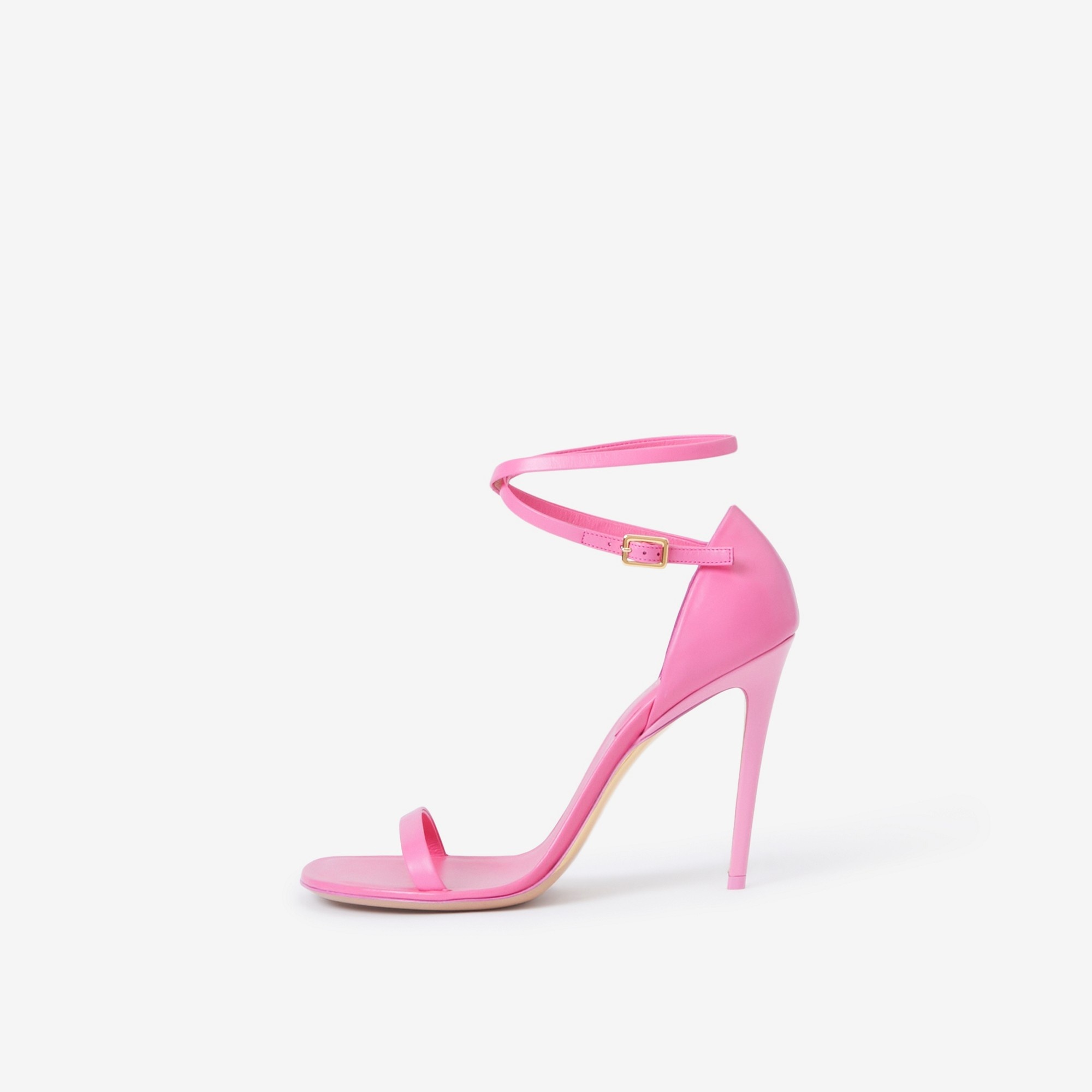 Stiletto-heel Leather Sandals - 5