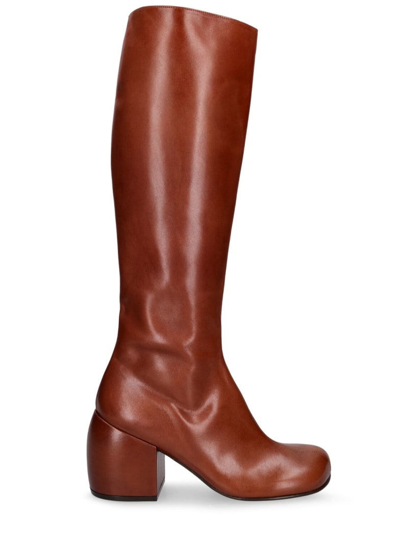 65mm Tall leather boots - 1