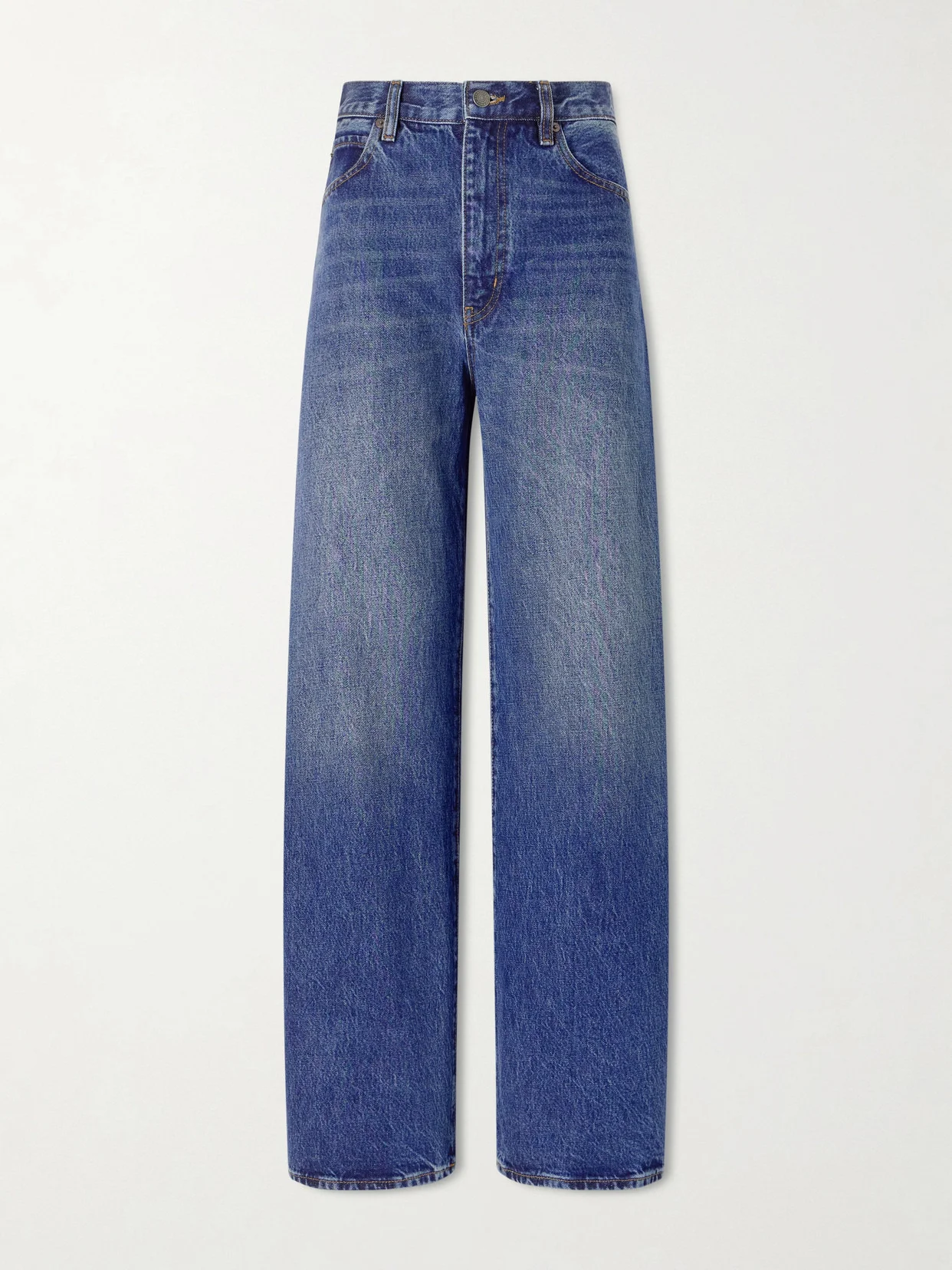The Bow High-rise Wide-leg Jeans - 1