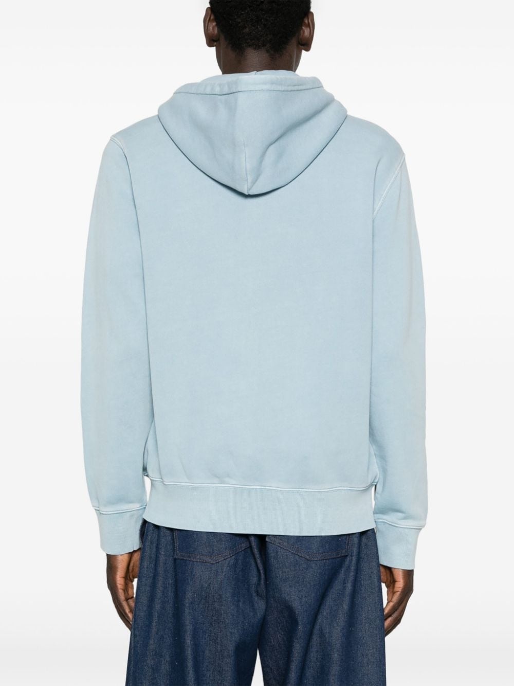 Duster cotton zip-up hoodie - 4