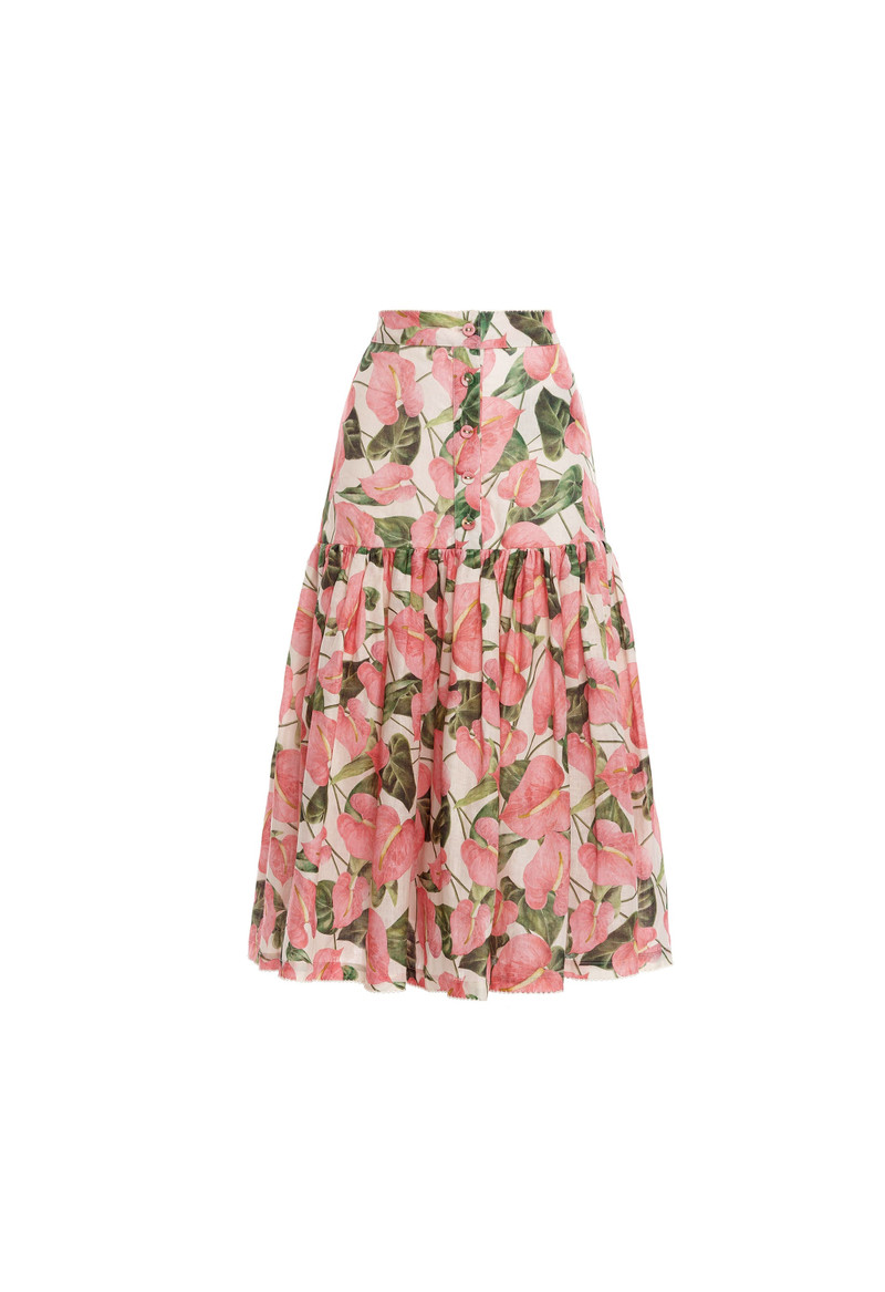 Ciruela Anturios Midi Skirt 1