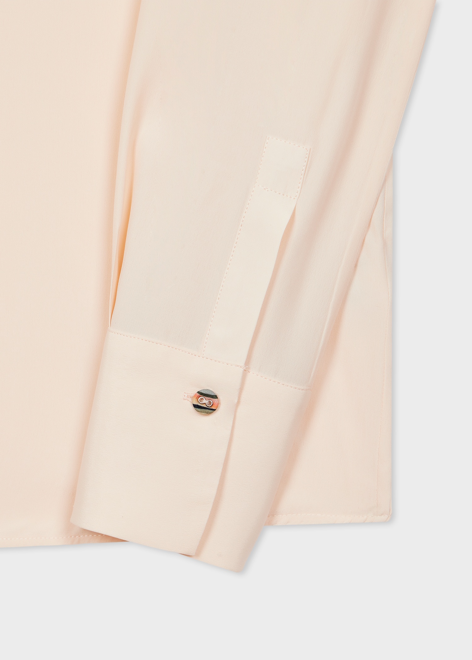 Women's Cream Silk-Blend Blouse - 2