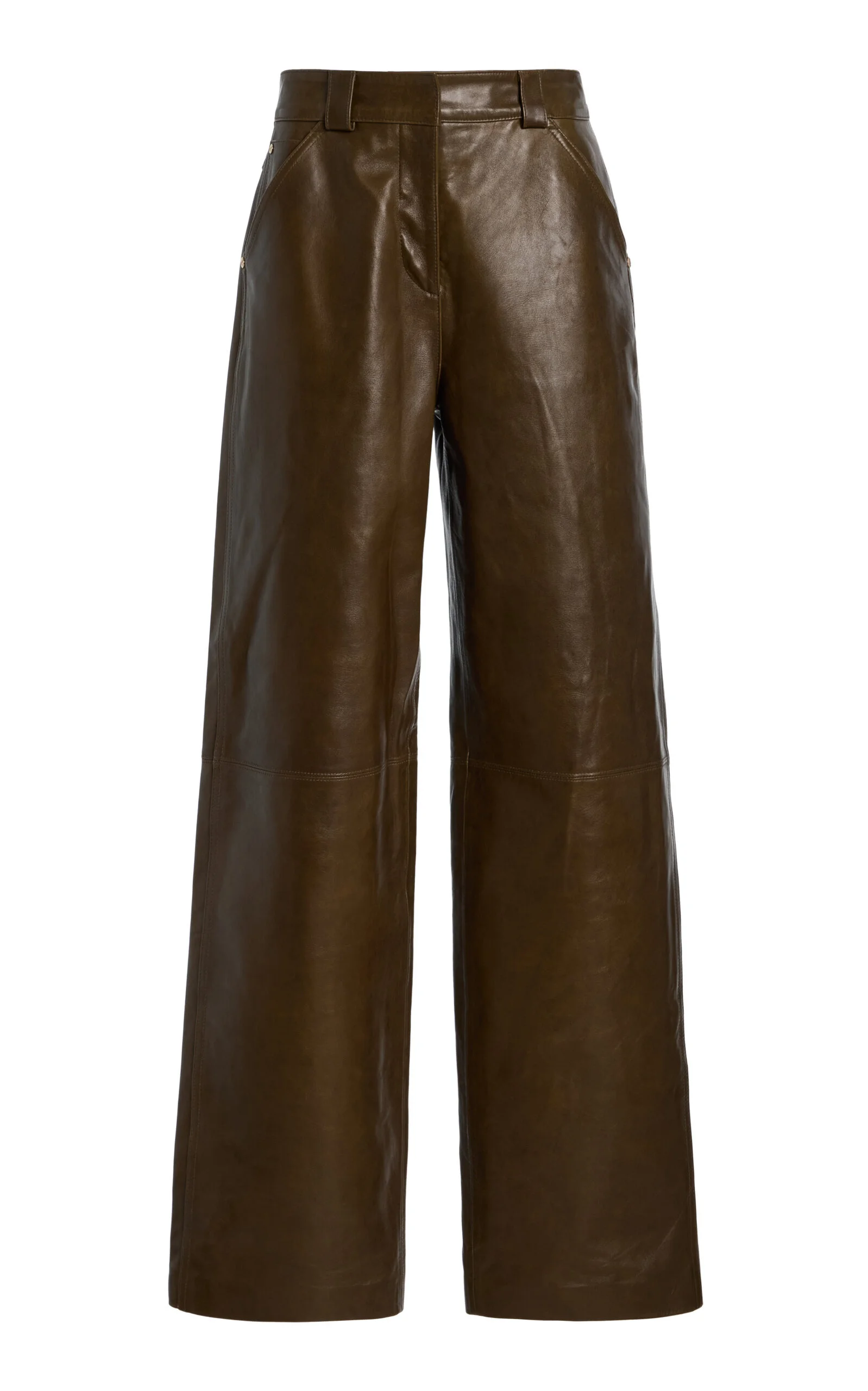 Dalton Leather Pants green - 1