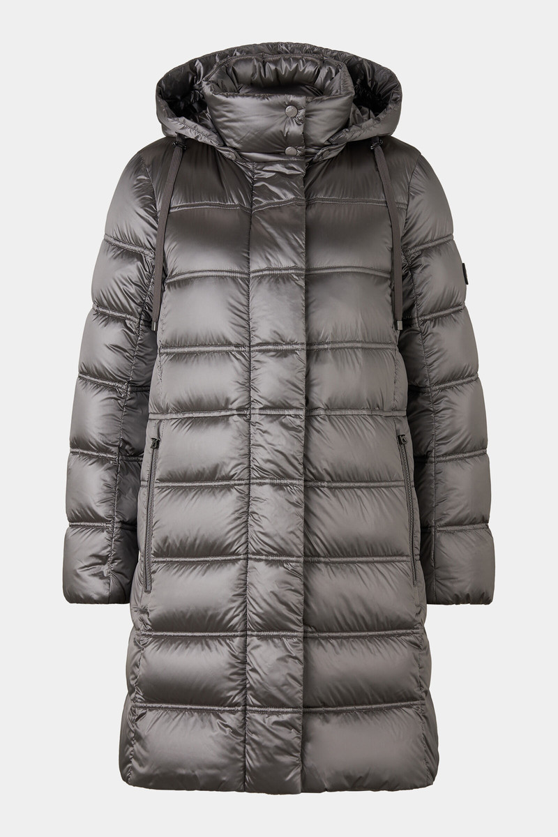 Lynn down short coat in Gray 1