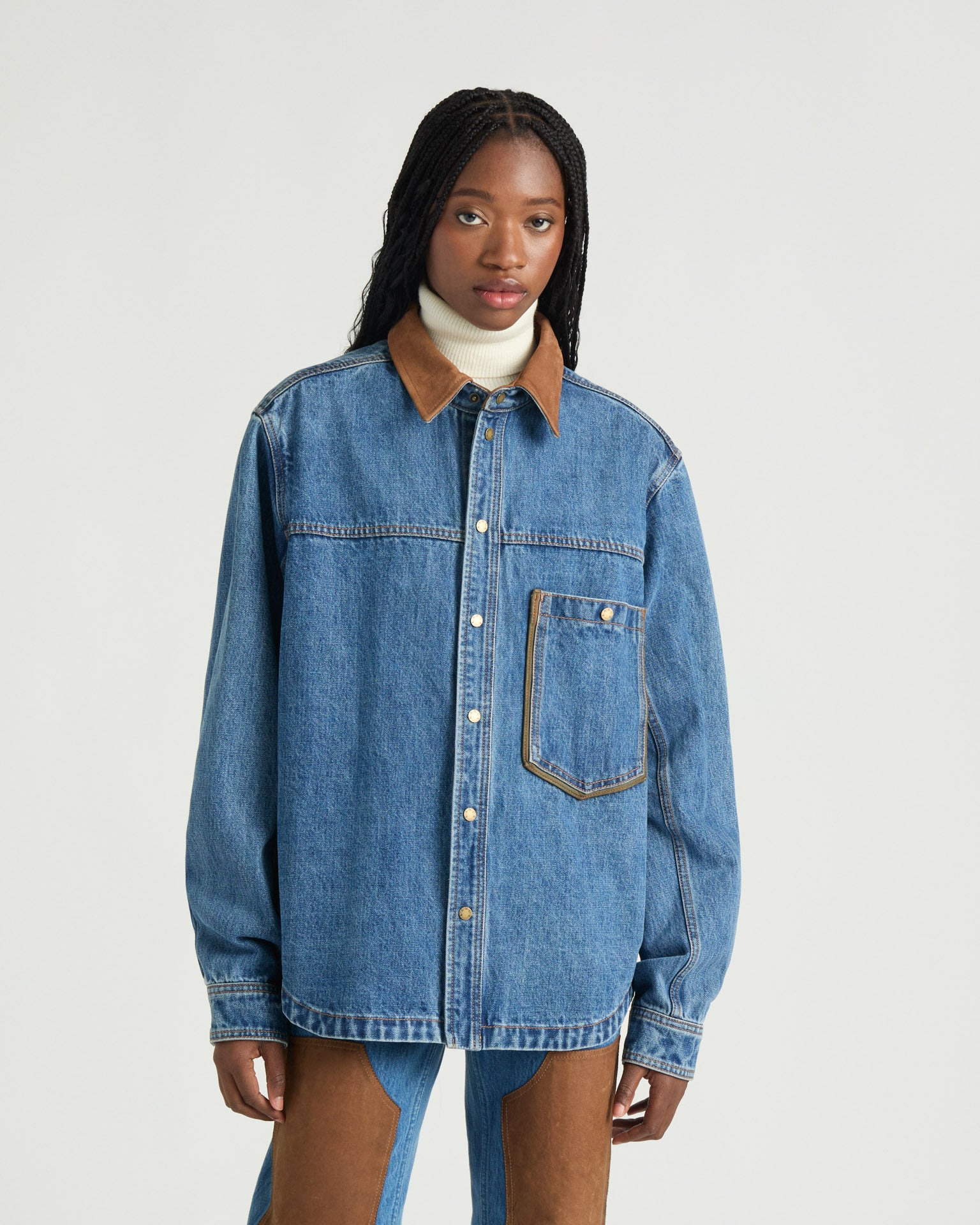 Brisebois Denim Overshirt - 7