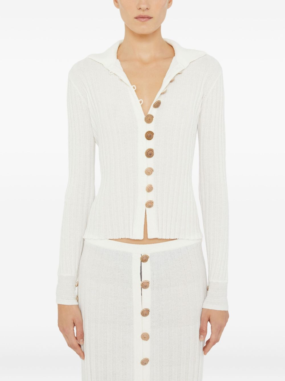 button-details cardigan - 5