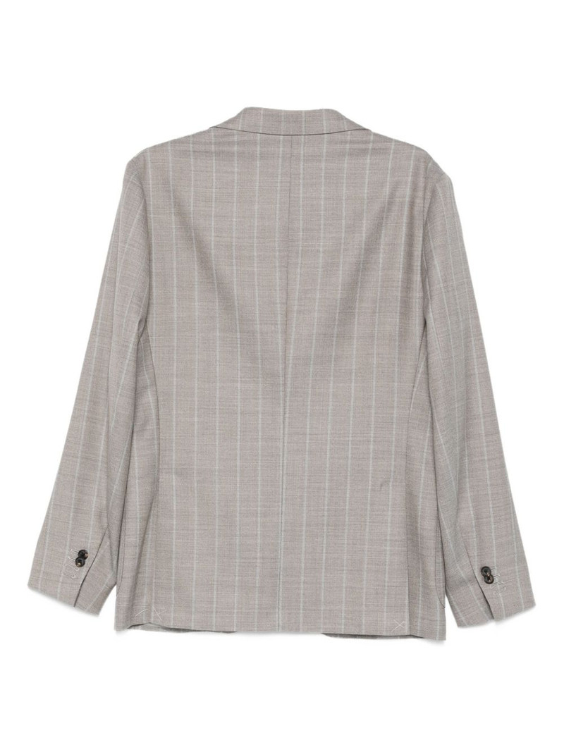 CORNELIANI pinstripe-print buttoned suit outlook