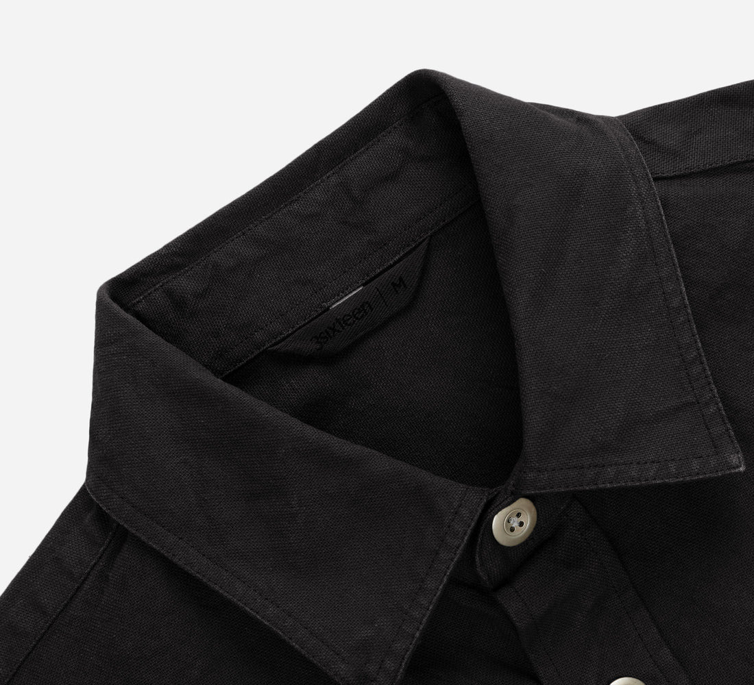 Utility Shirt - Black Canvas - 3