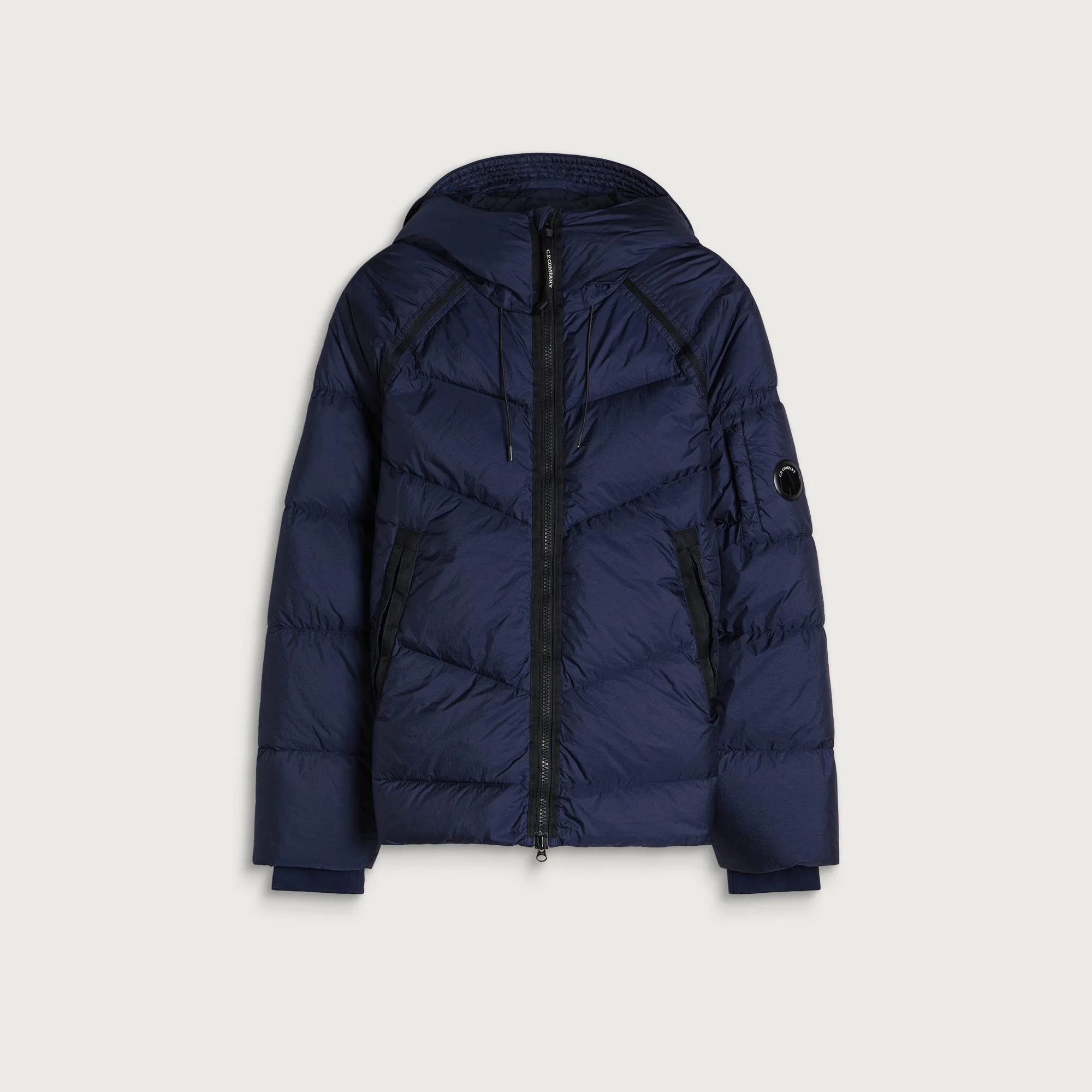 C.P. Company Shield Hooded Down Jacket - 1