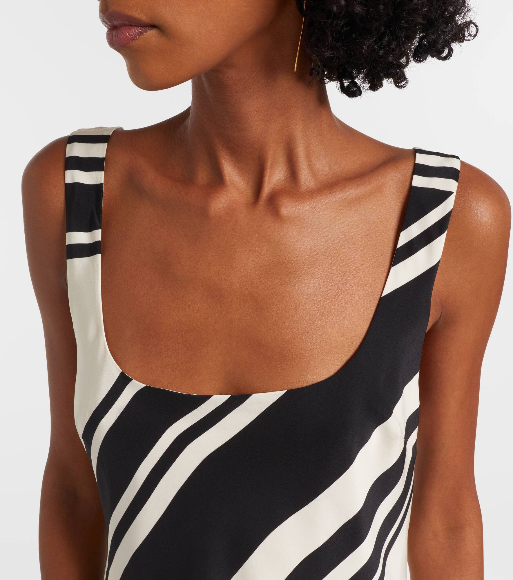 Pietra printed silk crêpe minidress - 4