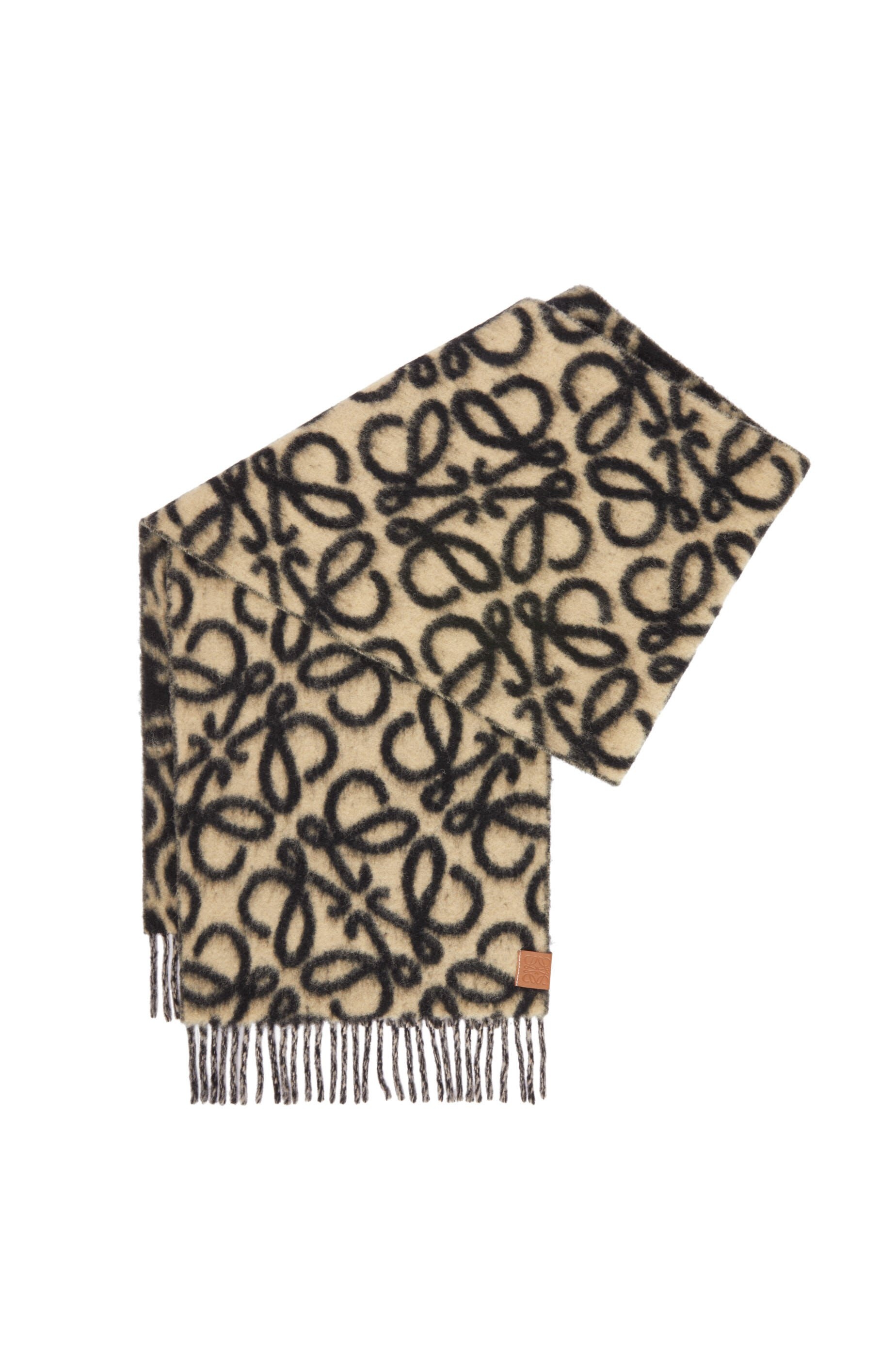 Anagram scarf in alpaca and wool - 3