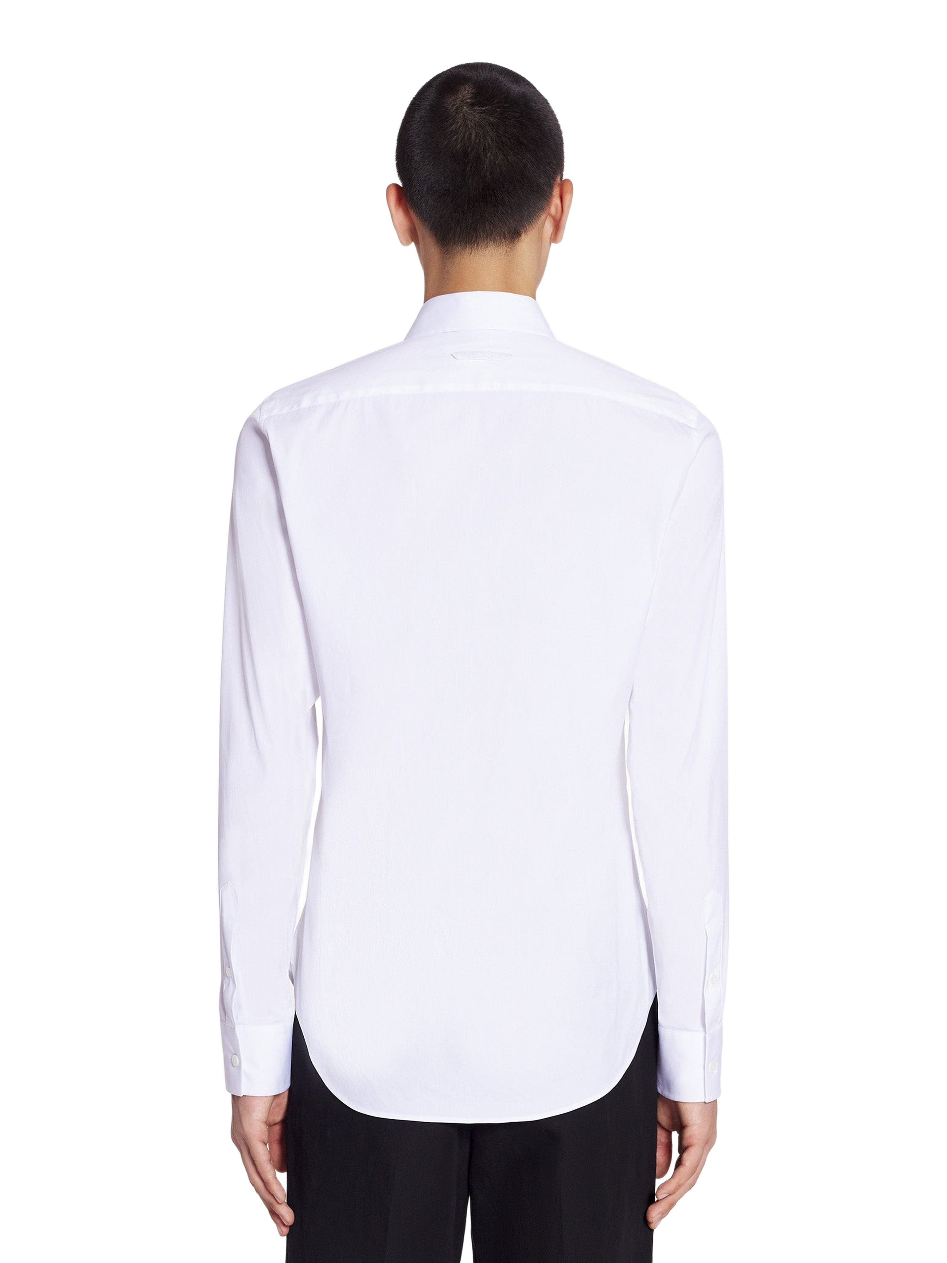 Lanvin Fitted Shirt in Optic White at Nordstrom - 9